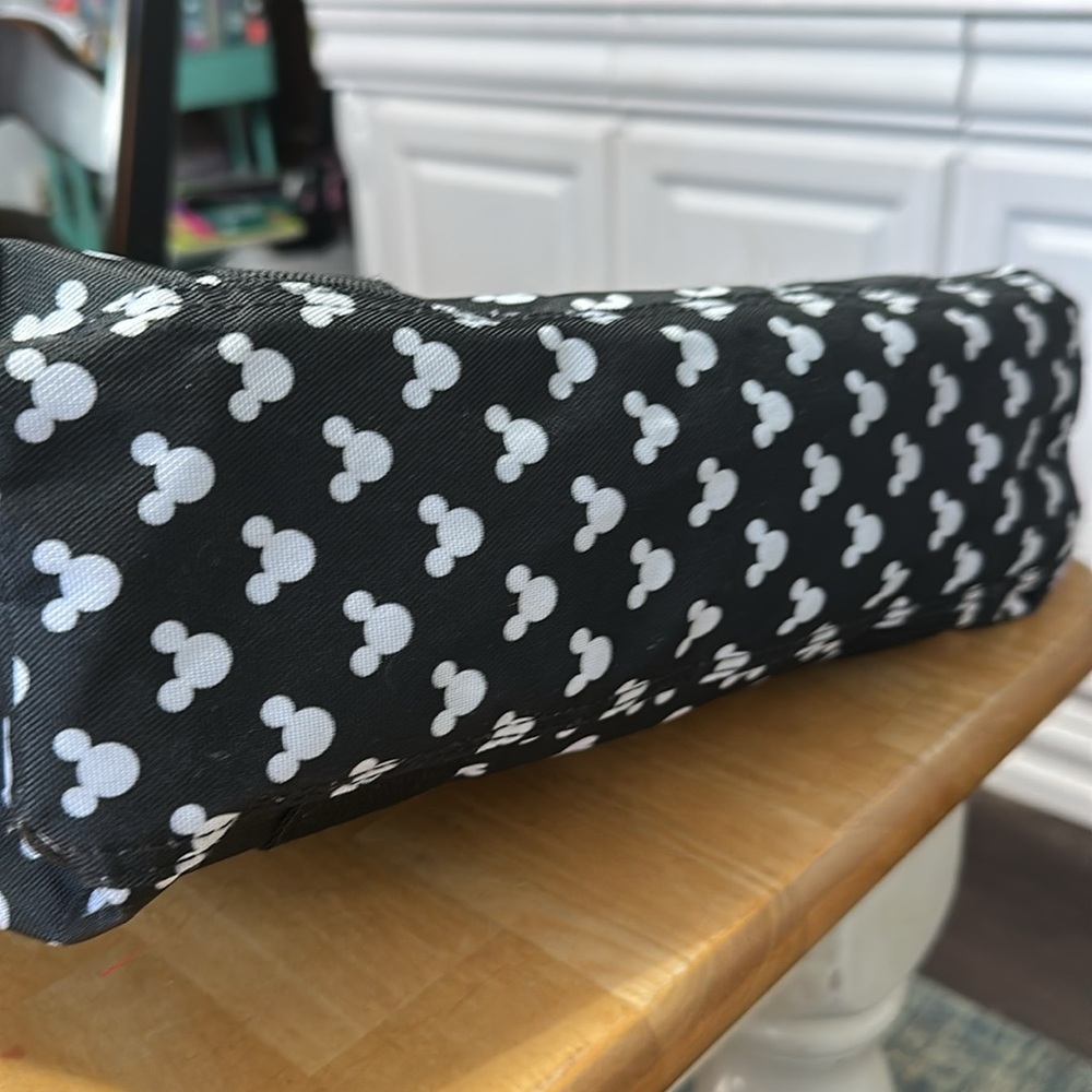 EUC Disney Mickey Mouse Canvas Black and White Tote - Picture 10 of 11